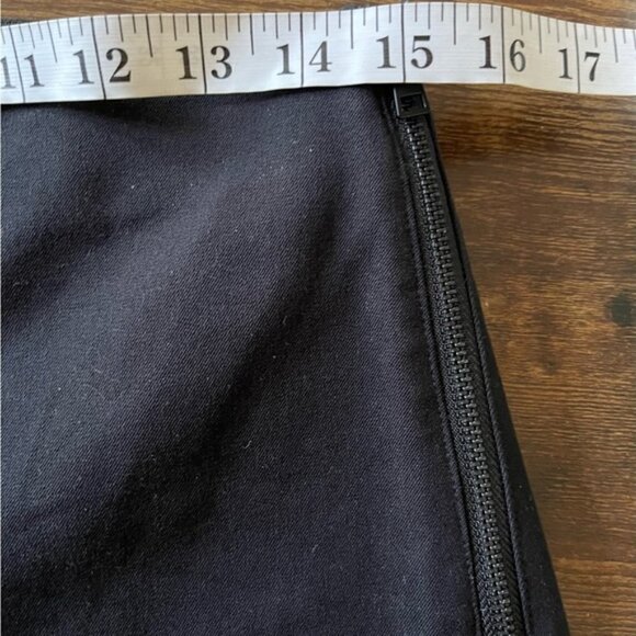 Everlane The Curvy Side-Zip Stretch Cotton Pant black size 10 - Picture 13 of 16